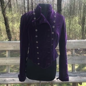 Lucky 🍀 Brand purple military style jacket